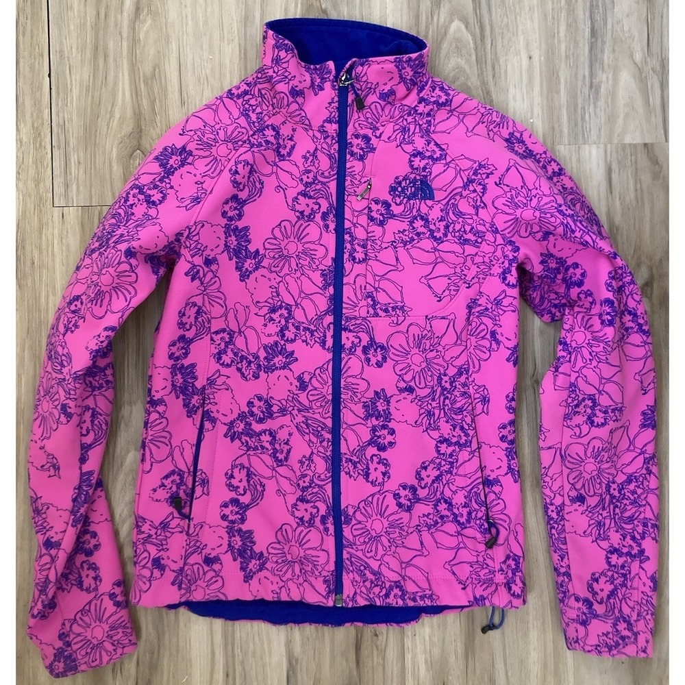The North Face Apex Bionic Jacket Womens XS Floral Full Zip With Pockets